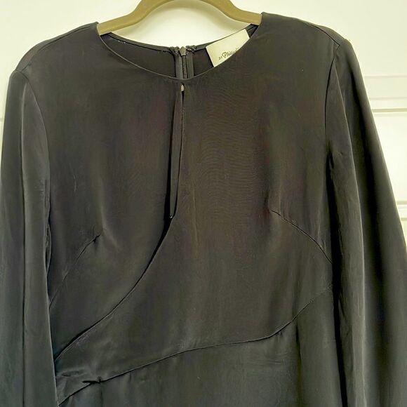 3.1 Phillip Lim Black Silk Dress - Picture 2 of 5